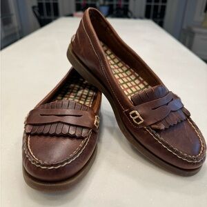 Sperry Top-Sider women’s brown leather loafers size 7 BRAND NEW